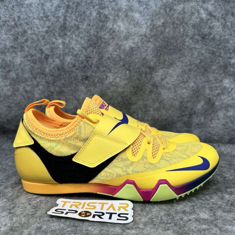 Nike Zoom Pole Vault Elite Track Shoes Mens Size 12.5 Citron Pulse FZ9649-800 - Picture 3 of 9